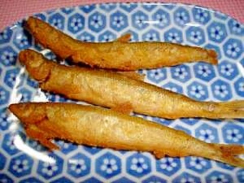 わかさぎのカレー風味唐揚げ